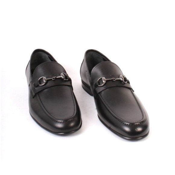 ROBERTO SERPENTINI 55020 Black Leather Loafers Classic Shoes main image 6